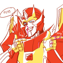 herzspalter:  Rodimus & Megatron: Team