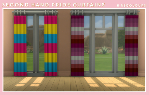 I really like these curtains and I decided after I made a solid recolour of them I would also make a