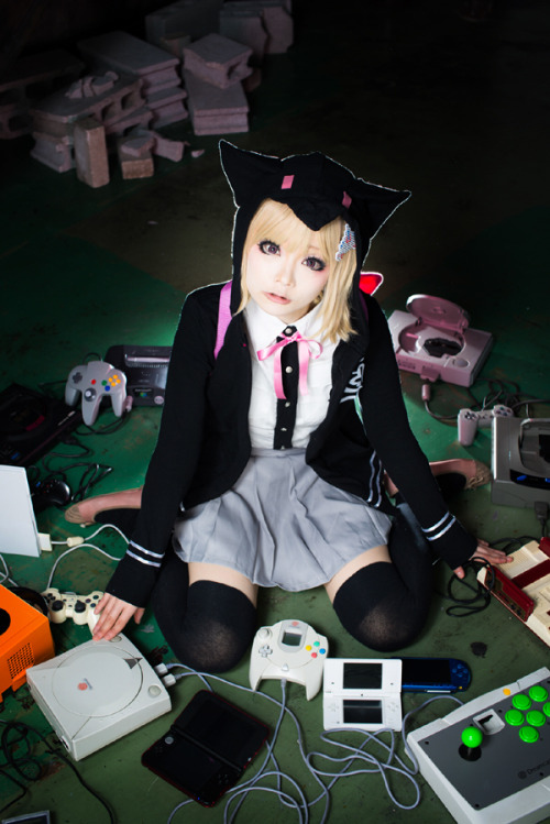 cosplayeverywhere:  Super Danganronpa 2 (スーパーダンガンロンパ2 さよなら絶望学園) ~ Chiaki Nanami (七海千秋)