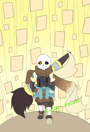 #undertale ink sans on Tumblr