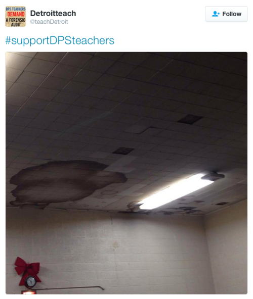 africanaquarian:  highlitemami:  amey-winehouse:  crime-she-typed:  micdotcom:  Detroit teachers stage another sickout protest Detroit’s got a major problem on its hands. Most of its teachers are fed up — so fed up, in fact, that they’re staging