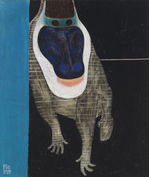 Mandril.Kees Timmer, ca. 1964.