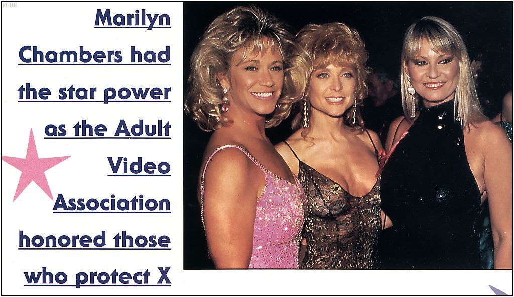 Marilyn Chambers, Nina Hartley and Seka, 1992