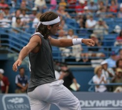 malesportsbooty:  Feliciano Lopez’s jockstrapped tennis booty. 