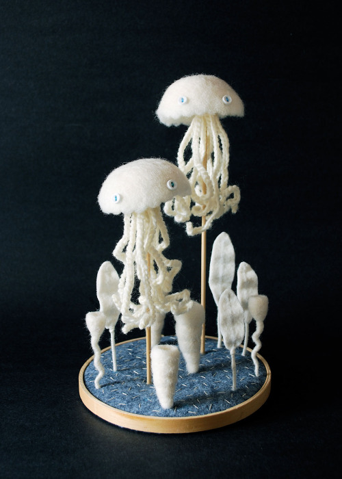 itscolossal:New Felted Toy Specimens by Hine Mizushima