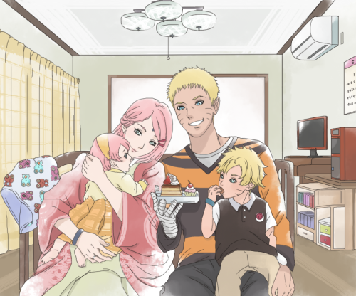 aislingsophillea:『Narusaku’s Family 永遠に』The Dreamers（๑✧∀✧๑）“There are dreamers and there are realist