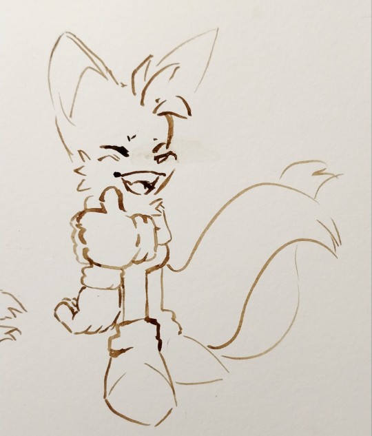 studioboner:studioboner:studioboner:accidently drew the most “calvin and hobbes”-esque teen Tails ive ever seen and im in awe and also seething in anger i know my ass wont be able to replicate it“oh no i put too much brown in the pan