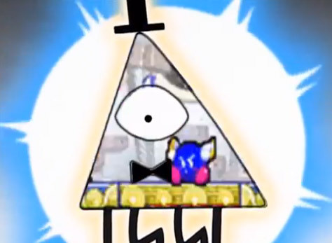 Bill Cipher knows LOTS OF THINGS.Including:- Where the Cake is hidden (it’s not a lie apparently).- The Old Man’s secret cave.- Meta Knight’s true identity.- What’s under the truck in Pokémon R/B/Y.