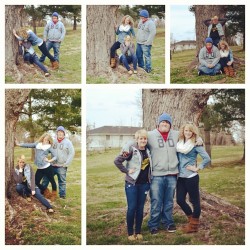 My mom went crazy yesterday and made us take pictures, most of which were silly and stupid. 😂😂 @thematt_raines @rhiannonnnm