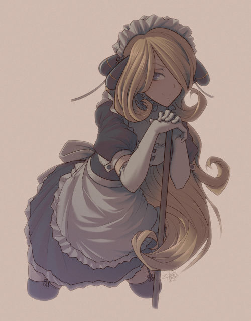 maid cynthia commission for twitter.com/SLAM_DUMP