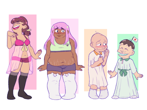 couldn’t resist drawing the rest of the important characters  ¯\_(ツ)_/¯ (i dunno if the second set i