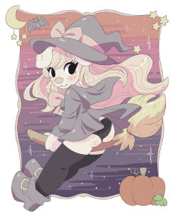 soft–dogs: drawing all the girls in halloween