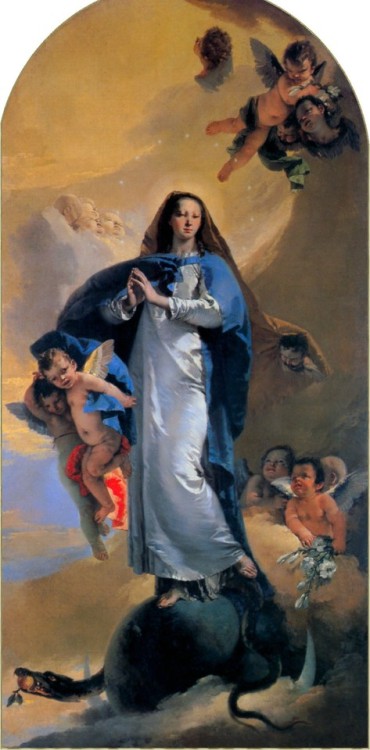 The Immaculate Conception, by Giambattista Tiepolo, Museo Civico di Palazzo Chiericati, Vicenza.