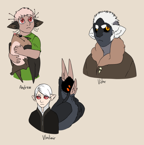 Two NPC servants for Vlad and the three chars I have in that world as kiddos! At least my fixation i