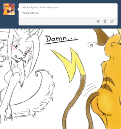 ask-firefly-the-raichu:  ask-lucario:  “Baby