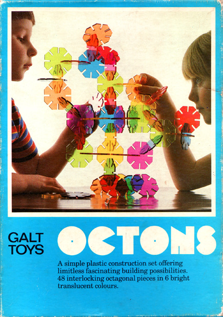 retroreverbs:Octons (Galt Toys) - A simple plastic construction set offering limitless fascinating b
