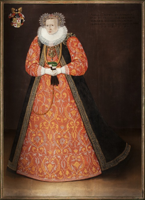 Portrait of Amalia von Hatzfeld Swedish countess and governor of Raseborg from 1600–1607, 1596