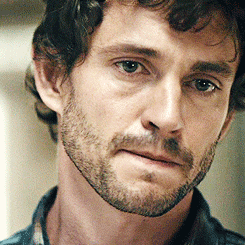 fuckyeahannibal:  Will’s tiny smile of despair - requested by chickenpets 