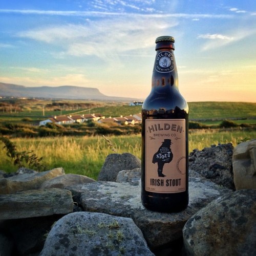 Tonight’s imbibing pleasure brought to you by Hilden Brewery and Benbulben