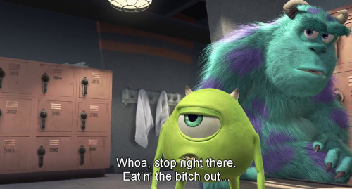 bryko: I’m watching Monsters Inc. with Pulp Fiction subtitles