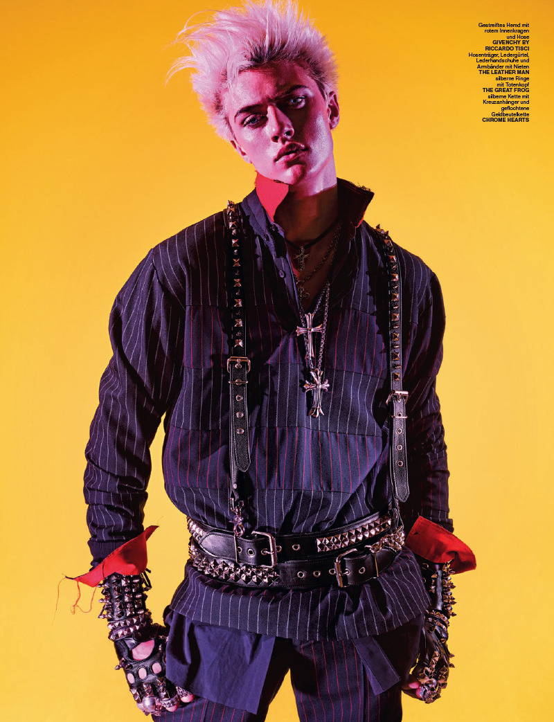 menandfashion: Lucky Blue Smith by Alexei HayNUMÉRO HOMME GERMANY Summer 2015 (1)