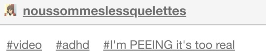thatadhdfeel: thatadhdfeel: adhd as vines/tiktoks + those with adhd energies #1 favorite tags on this post 