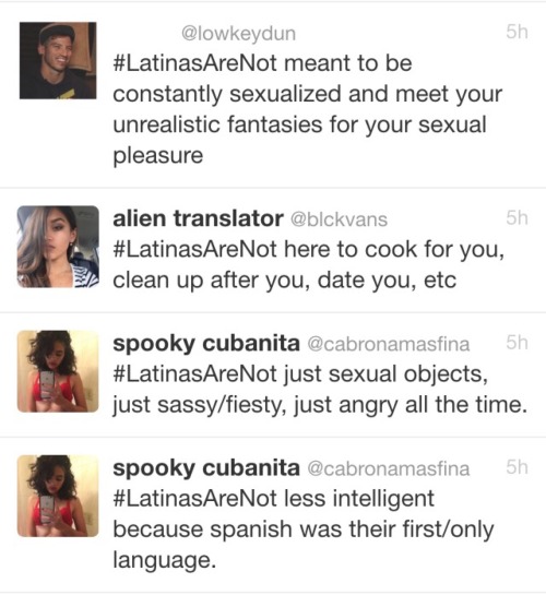 onyxblondebitch:  #LatinasAreNot Keep It Going 