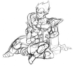 saiyanb: Still just doodling, and very rough