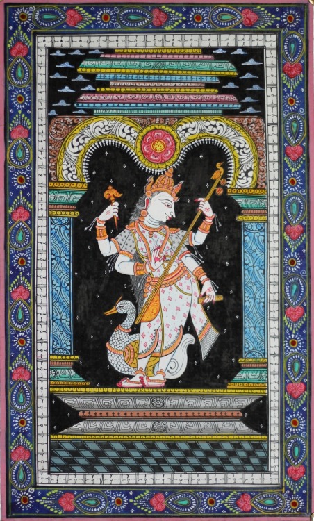 Sarasvati, Odisha patachitra