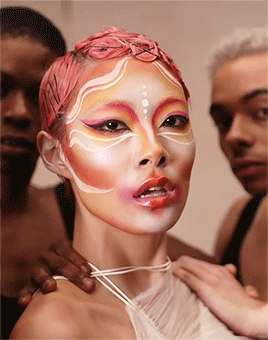 jennifxrcheck:rina sawayama + hair/makeup goddess (music videos)