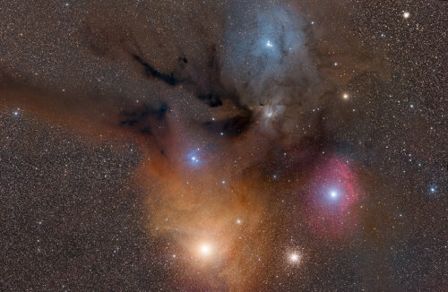 megacosms: Colorful Clouds Near Rho Ophiuchi Image Credit &amp; Copyright: Tom O&rsquo
