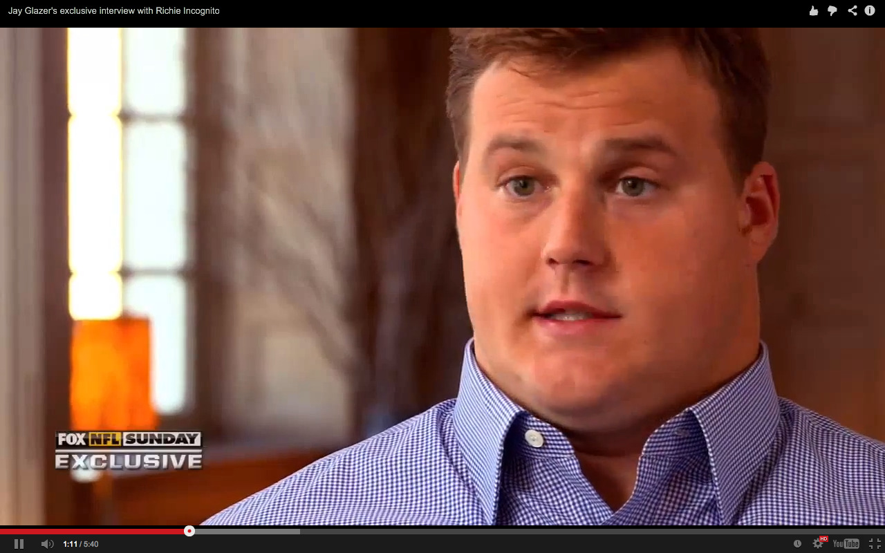 dadsnme:  MANNN Richie Incognito of the Miami Dolphins is fucking amazing!!! 