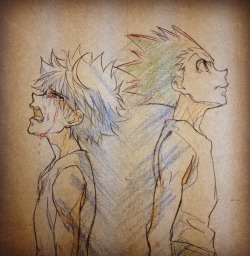 reblogxreblog:  drawings by Niuya, an animator of Hunter x Hunter 2011