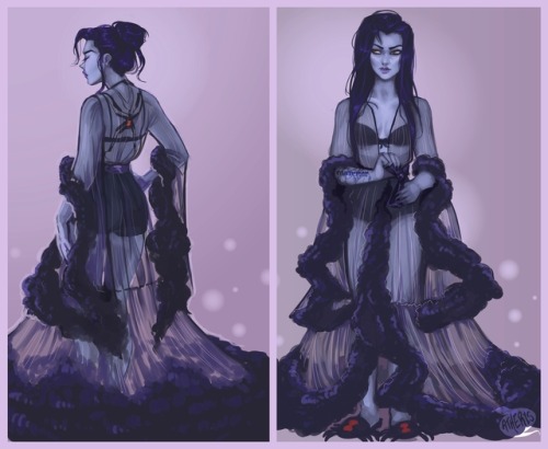 atheris-art:These robes always screamed, “I killed my own husband right after upping his life insura