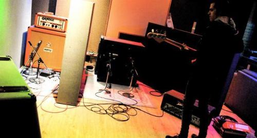 frankierwhoa:In the studio for Danger Days, as seen by Frank