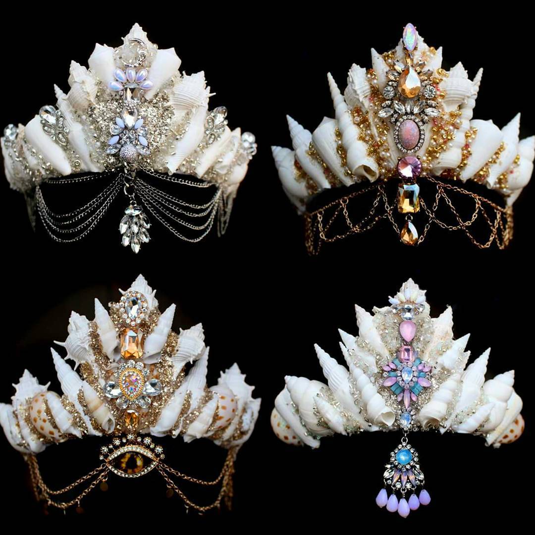 habibinasir:  culturenlifestyle:  New Dazzling Mermaid Crowns Inspired by Ariel by