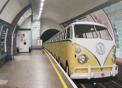 doyoulikevintage:  VW Van subway train 