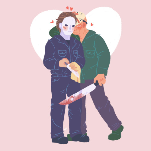 horror boys stealing kissesash/bubba is my emotional support crackship ok let me have this