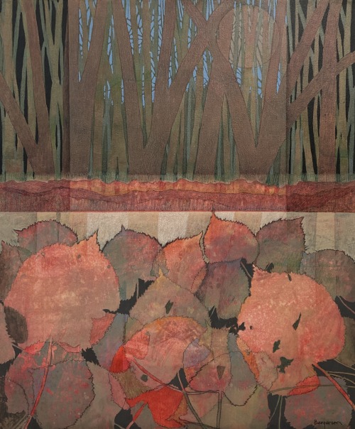 iamjapanese: Judith Bergerson（American）Basswood Forest   acrylic/colored pencil on 20&Prim