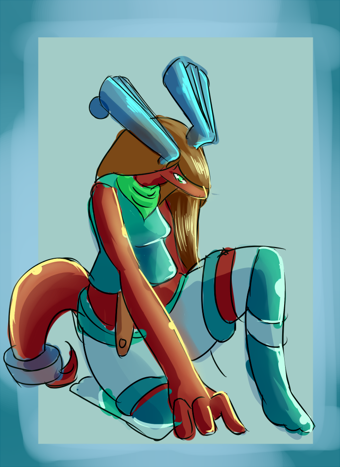 Tried to draw out a quick sketch for the early morning, as it is 3:08AM, but I got