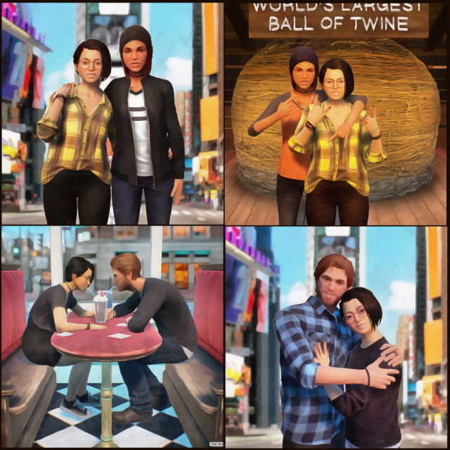 ;-; #i said i would stop posting but i just found these in the files and im crying  #but why didnt they let ryan & alex wear matching plaid flannels 😭  #well. while im here i might as well ramble again  #i just love that the game actually treats alex as bi  #not like a blank slate  #you know what i mean?  #like max & sean can be bi or straight if you want them to be  #but not alex  #it doesnt matter who she dates - shes still bi  #like you can tell shes attracted to both of them regardless of your own choices  #even after you pick one or neither  #its really nice and i hope we see more of that in choice games like this  #also i wonder how gabe would feel about either of his friends dating his little sister...... lmao  #shes an adult but you know your younger sibling will always be a baby in your eyes  #its too bad they didnt have more time together or else gabe would have given steph or ryan so much shit 😢 #nonsims#lis spoilers #true colors spoilers  #lis true colors spoilers  #life is strange true colors spoilers
