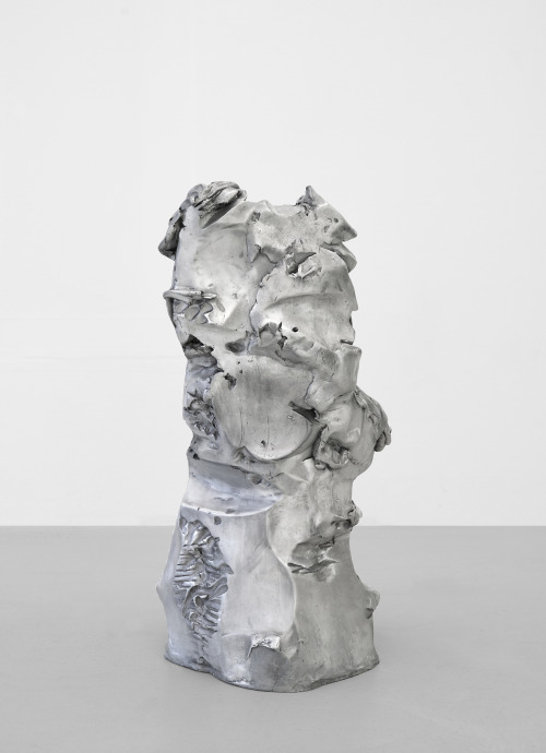 caciqueform: Donna Huanca - VIPASSANA JOURNAL (RIPPED TORSO), 2021Sculpture - Aluminum80 x 40 x 32 c