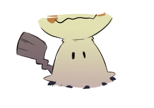 yamujiburo:It’d be kinda funny if after their relationship got better Mimikyu would start vying for Jessie’s attention and love