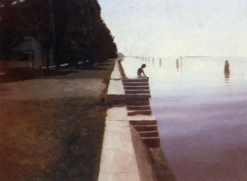 thunderstruck9: Gerhard Richter (German, b. 1932), Venice (Stairway with Isa), 1985. Oil on canvas, 