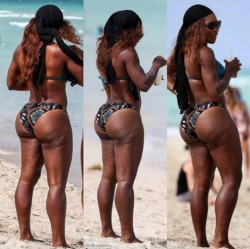 blackfitnessrocks:  Serena Williams  All jelly!!!!