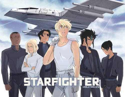 hamletmachine:Starfighter anime~I’ll have this as a new print for Otakon— see you in the artist alle
