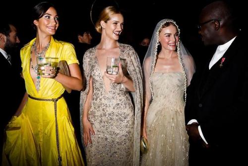 From left, Lily Aldridge, Rosie Huntington-Whiteley and Kate Bosworth.