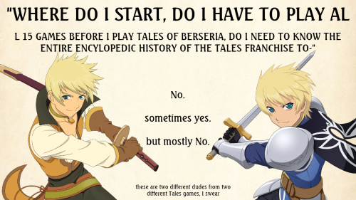 *sits on chair* so. you wanna get into the Tales series?an extremely educational powerpoint presenta