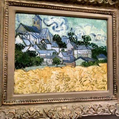 Still in awe at being so close to a Van Gogh I could see every brushstroke.