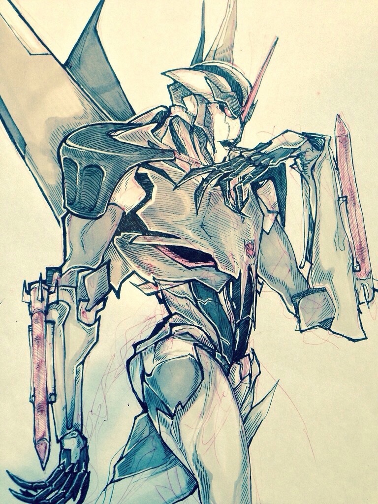 thezombiedogz:some more traditional transformers doodles while I was waiting for